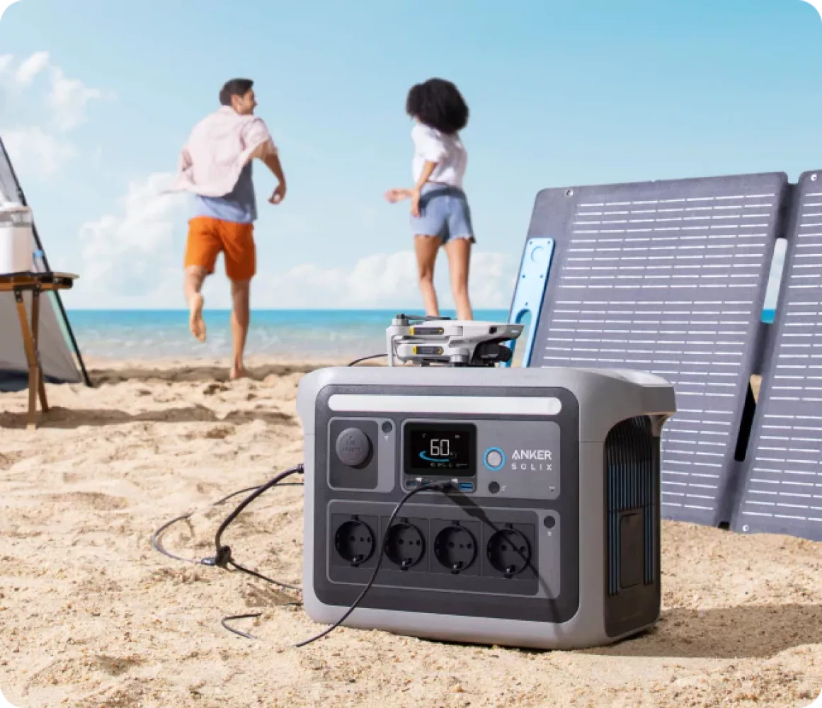 Anker Solix C1000 - 1800W LiFePO4-Powerstation mit 1056Wh Anker Solix C1000 - 1800W LiFePO4-Powerstation mit 1056Wh