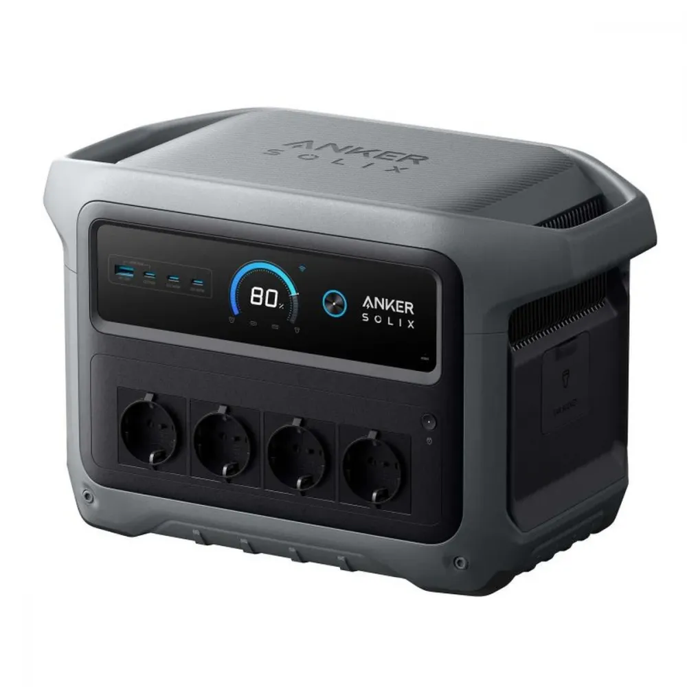 Anker SOLIX C1000X Gen 2 Powerstation 2000W mit Display und Anschlüssen