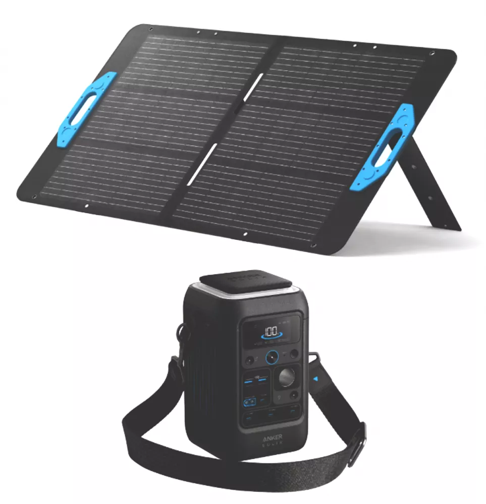 Anker Solix C300x DC Powerstation mit 100W Solarpanel PS100 - das perfekte Camper-solar-Set! Anker Solix C300x DC Powerstation mit 100W Solarpanel PS100 - das perfekte Camper-solar-Set!
