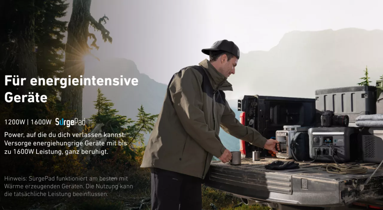 Energieintensive Geräte versorgen mit der Anker Solix C800 Plus 768Wh Tragbare LiFePO4 Powerstation Energieintensive Geräte versorgen mit der Anker Solix C800 Plus 768Wh Tragbare LiFePO4 Powerstation