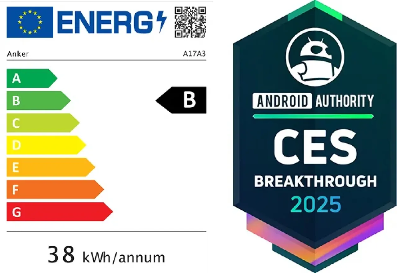 Anker SOLIX EverFrost 2 23L EU-Energielabel Klasse B 38 kWh pro Jahr und CES-2025-Award