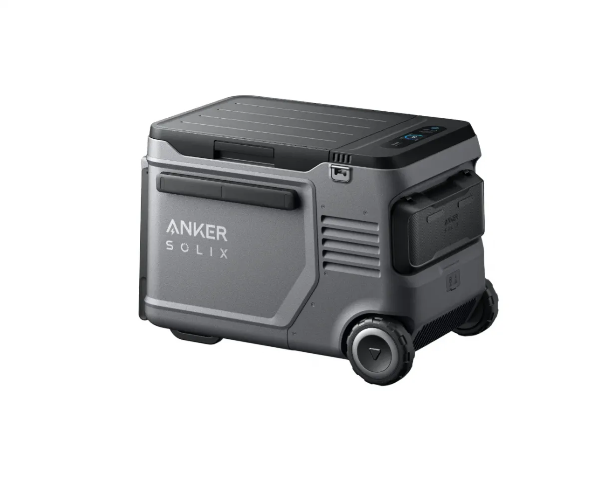 Anker SOLIX EverFrost 2 40L Akku-Kühlbox mit eingestecktem 288 Wh LFP-Akku-Modul