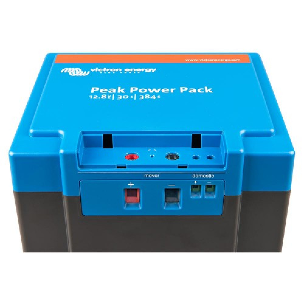 Anschlüsse 30Ah LiFePo4 Lithium-Ionen-Akku 12V Victron PPP-30 Peak Power Pack 384Wh