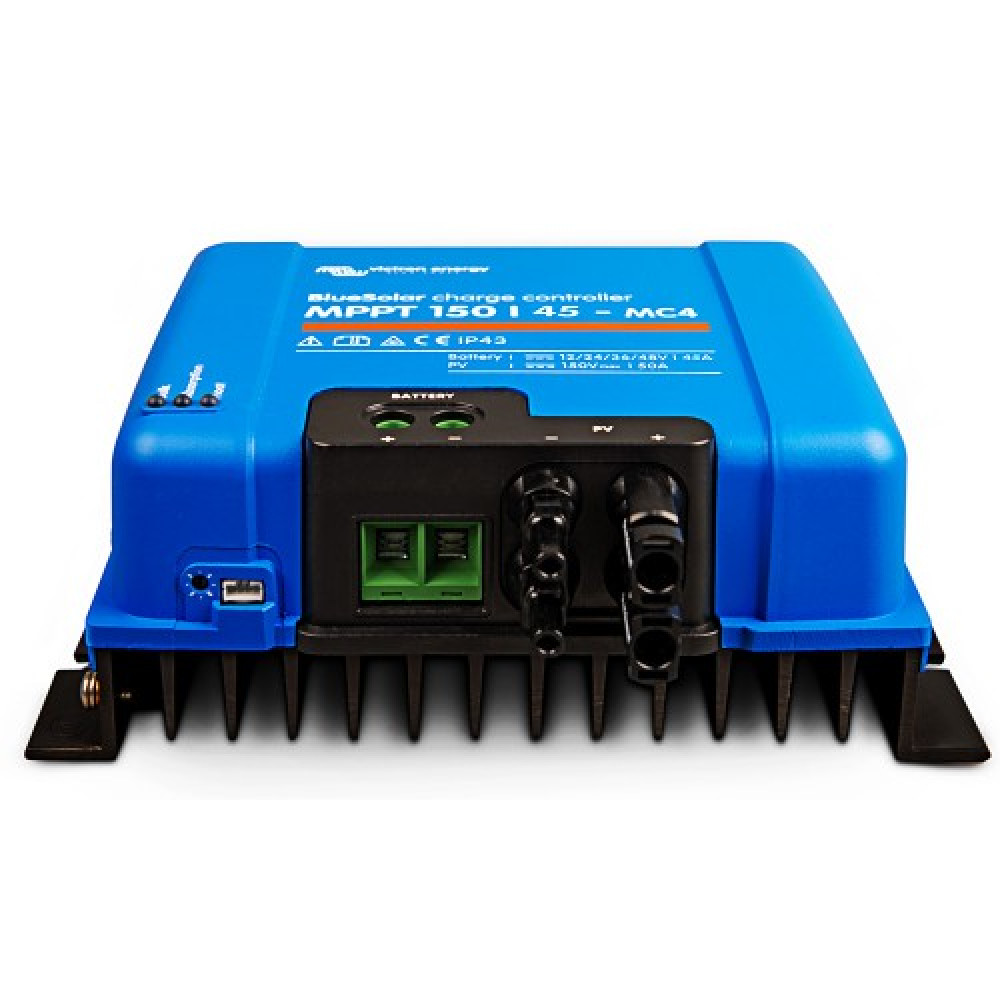 Anschlüsse MC4 45A MPPT Solar Laderegler Victron BlueSolar 150/45-MC4 12V 24V 36V 48V Anschlüsse MC4 45A MPPT Solar Laderegler Victron BlueSolar 150/45-MC4 12V 24V 36V 48V