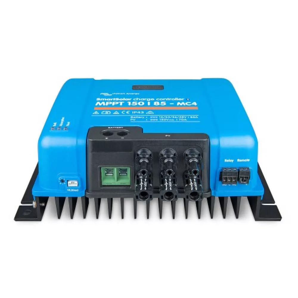 Anschlüsse MC4 85A MPPT Solar Laderegler Victron SmartSolar 150/85-MC4 12V 24V 36V 48V Anschlüsse MC4 85A MPPT Solar Laderegler Victron SmartSolar 150/85-MC4 12V 24V 36V 48V