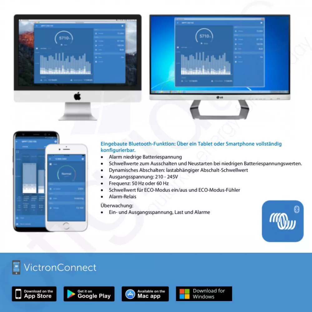 Phoenix Smart Funktion - App-Anzeige Phoenix Smart Funktion - App-Anzeige