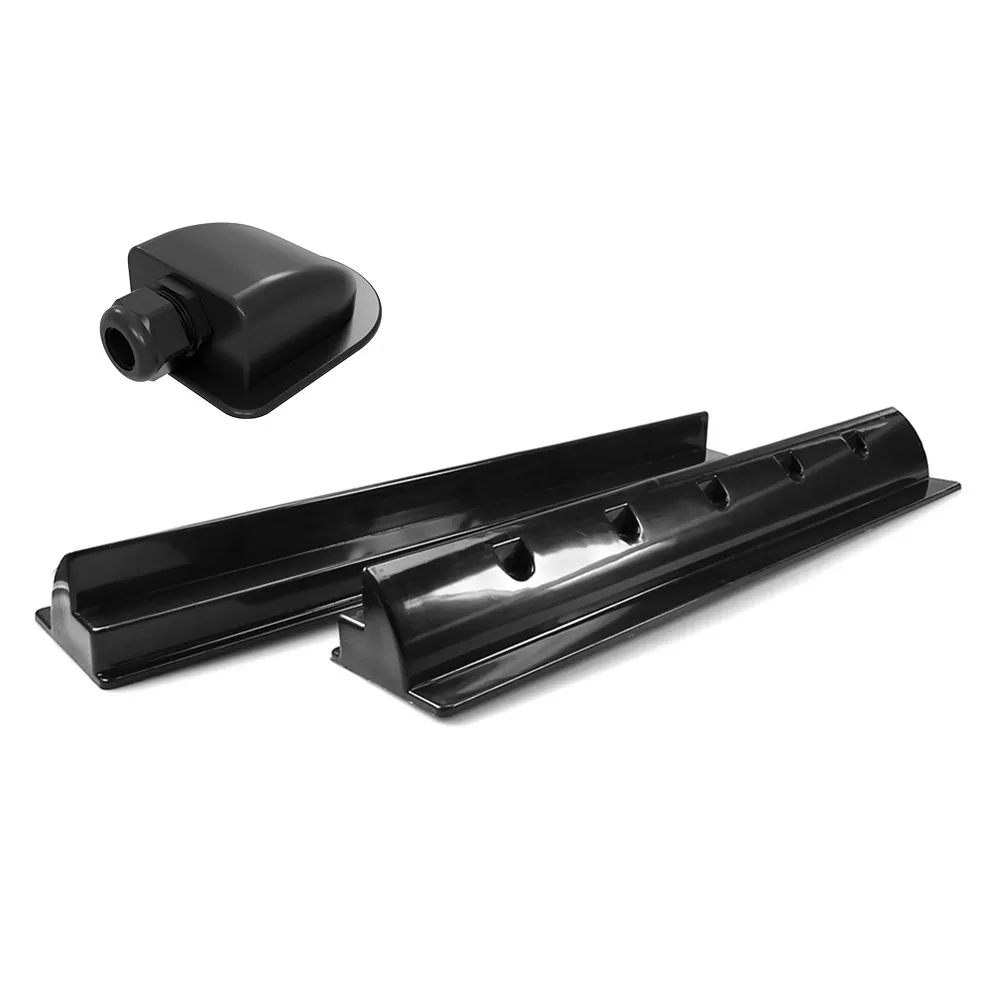 Spoiler und Kabeldurchführung Wohnmobil Solar-Set Spoiler und Kabeldurchführung Wohnmobil Solar-Set