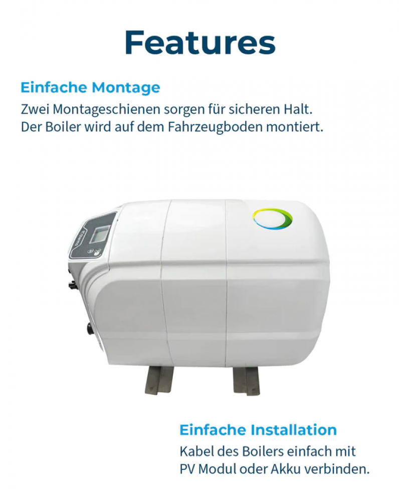 10l Fothermo Photovoltaischer Caravan Boiler - Warmwasserbereiter 10l Fothermo Photovoltaischer Caravan Boiler - Warmwasserbereiter