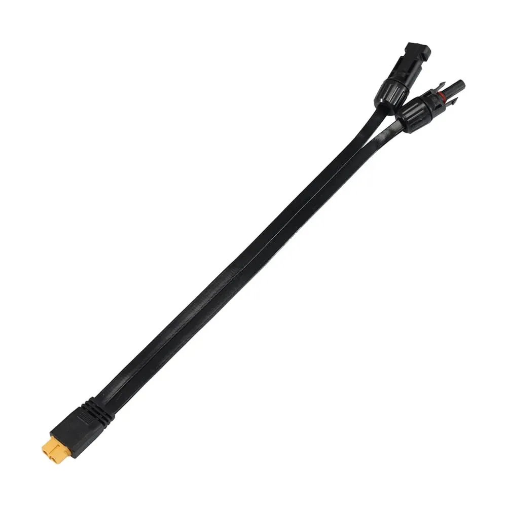 Superflaches Kabeldesign des Offgridtec XT60 auf PV-Stecker Verbindungskabels