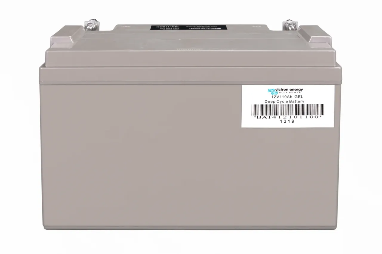Victron Gel-Batterie 110Ah – Rückseite