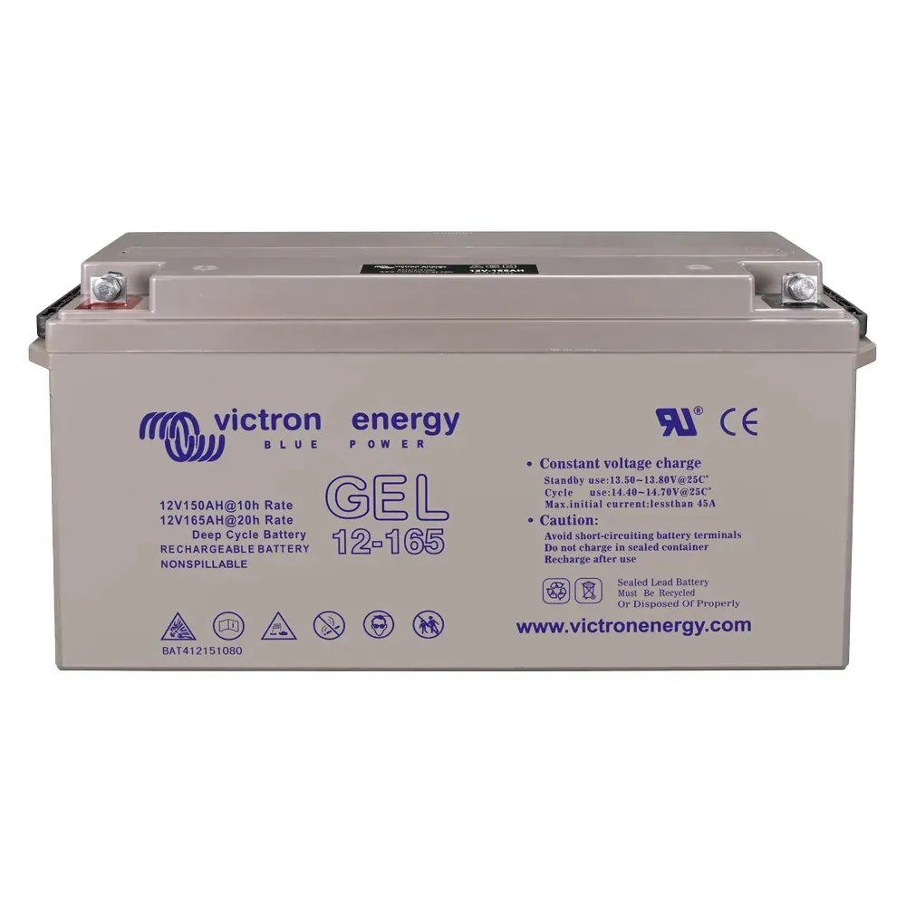 Gel-Batterie 12V 165Ah Victron – Frontansicht