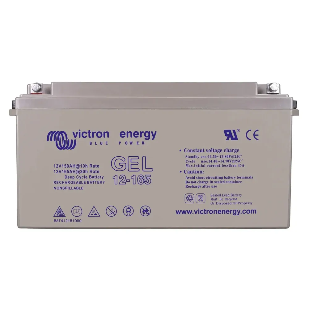 Gel-Batterie 12V 165Ah Victron Deep Cycle – Schrägansicht