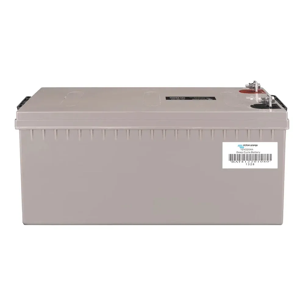 Victron Gel-Batterie 220Ah – Rückseite