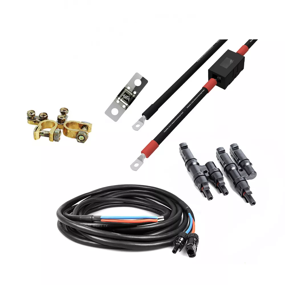 Kabel-Set u- Stecker für Wohnmobil Solaranlage Kabel-Set u- Stecker für Wohnmobil Solaranlage
