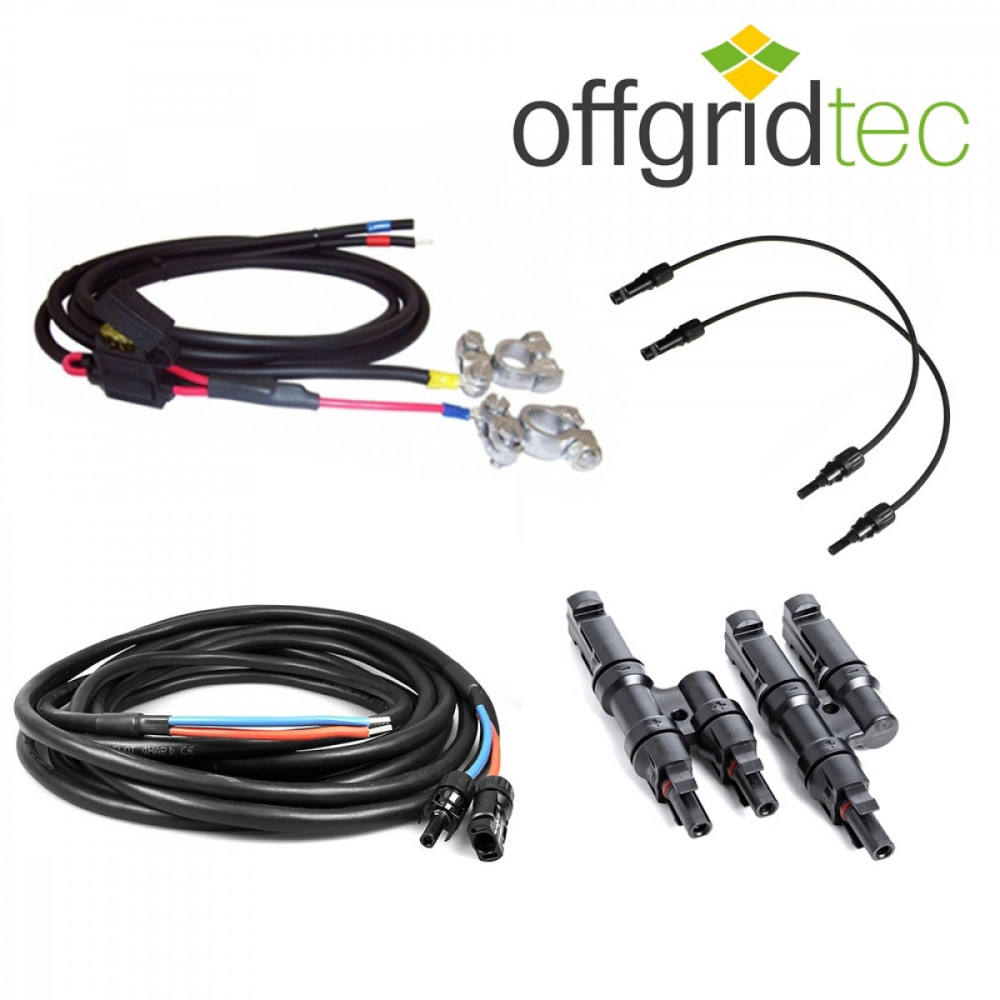 Kabel-Set u- Stecker für Wohnmobil Solaranlage Kabel-Set u- Stecker für Wohnmobil Solaranlage