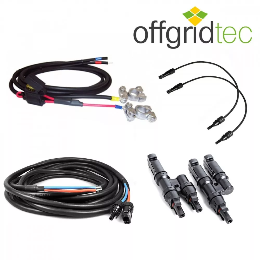 Kabel-Set u- Stecker für Wohnmobil Solaranlage Kabel-Set u- Stecker für Wohnmobil Solaranlage