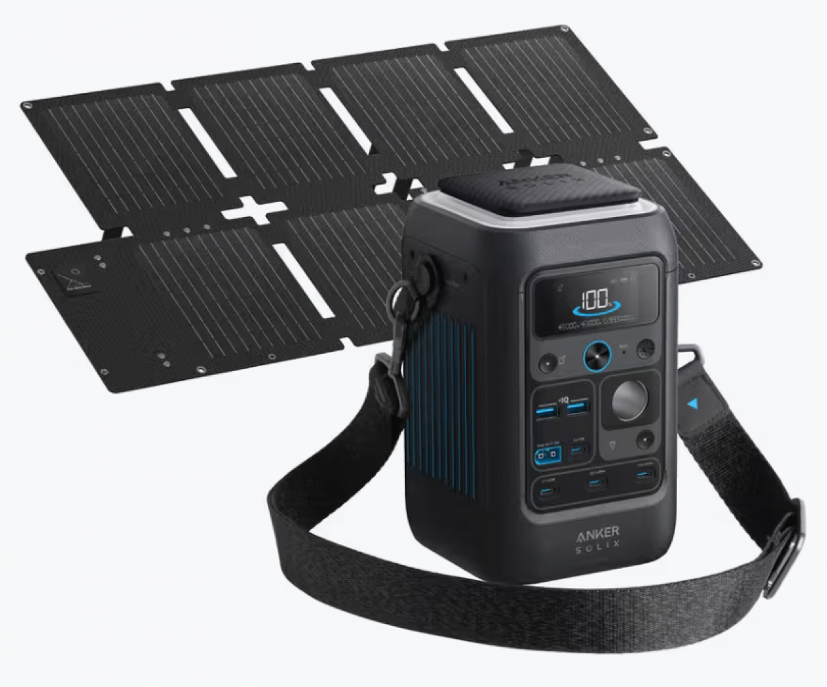 Anker SOLIX Set: PS60 Solarpanel 60W + C300X DC Powerstation 288Wh Anker SOLIX Set: PS60 Solarpanel 60W + C300X DC Powerstation 288Wh