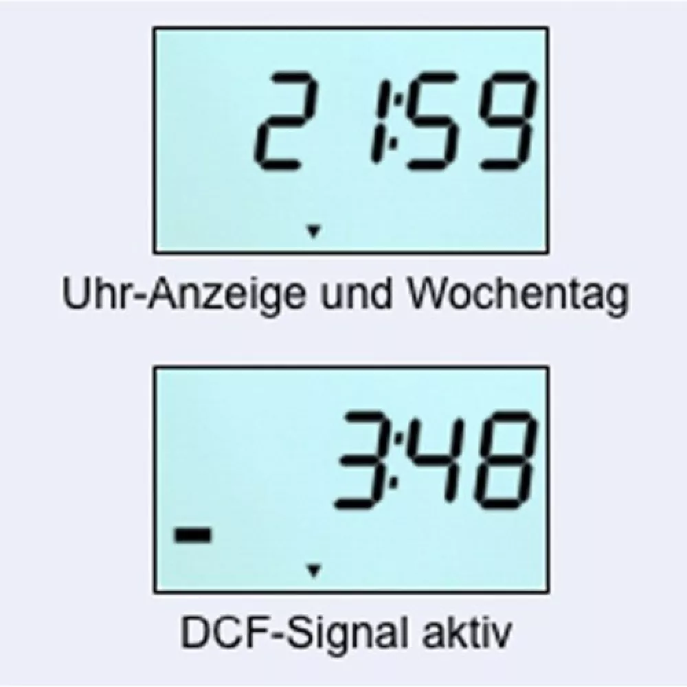Votronic 1253 LCD-Uhr S Anzeige Votronic 1253 LCD-Uhr S Anzeige