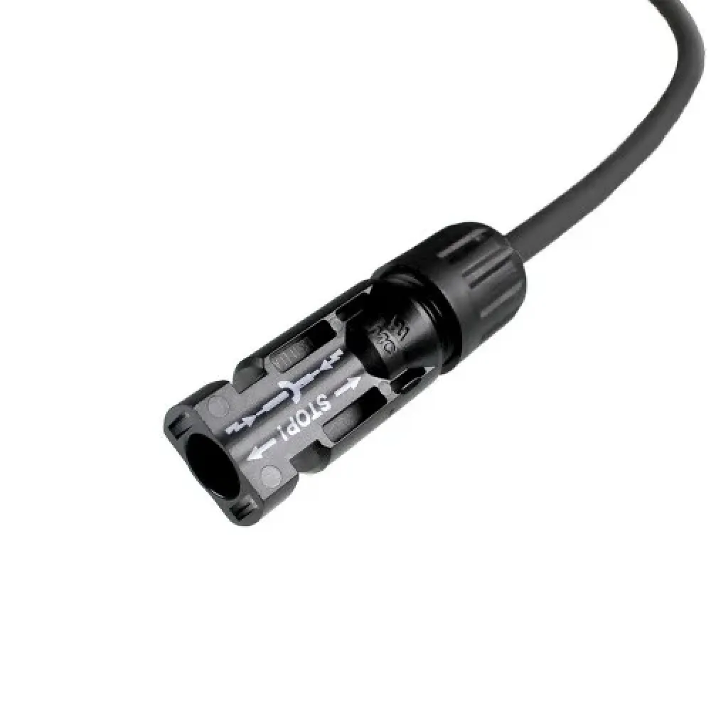 1,5m MC4 Verlängerungskabel 6mm² mit MC4-Stecker und Buchse - Detail MC4-Steckverbinder
