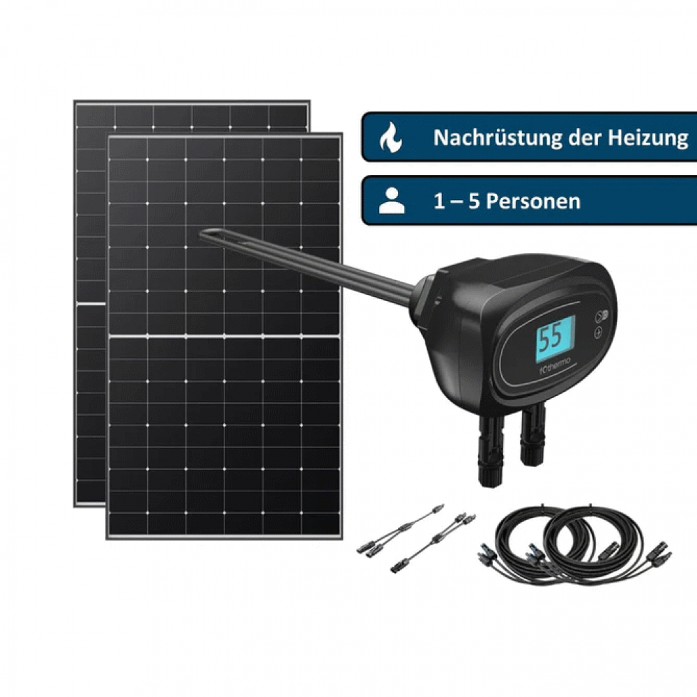 900W Fothermo Solar Nachrüst-Set PV-Heizstab für Warmwasser-Boiler