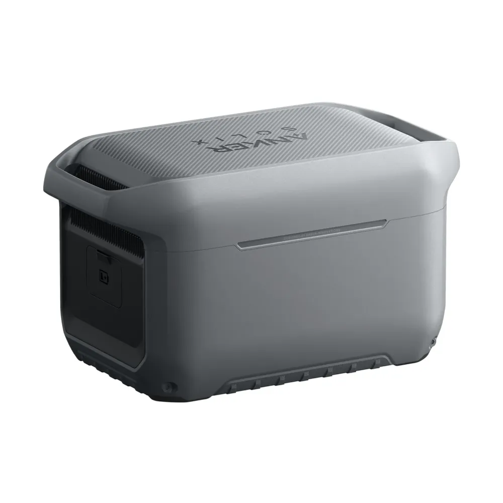 Anker SOLIX C2000 Gen 2 Rueckseite schraeg mit AC-Ladebuchse und Expansionsanschluss