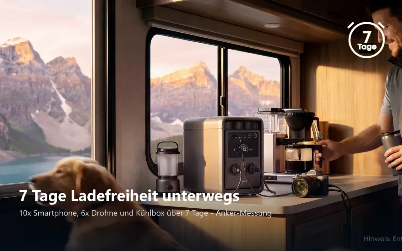 Anker SOLIX S2000 im Wohnmobil – 7 Tage Ladefreiheit unterwegs