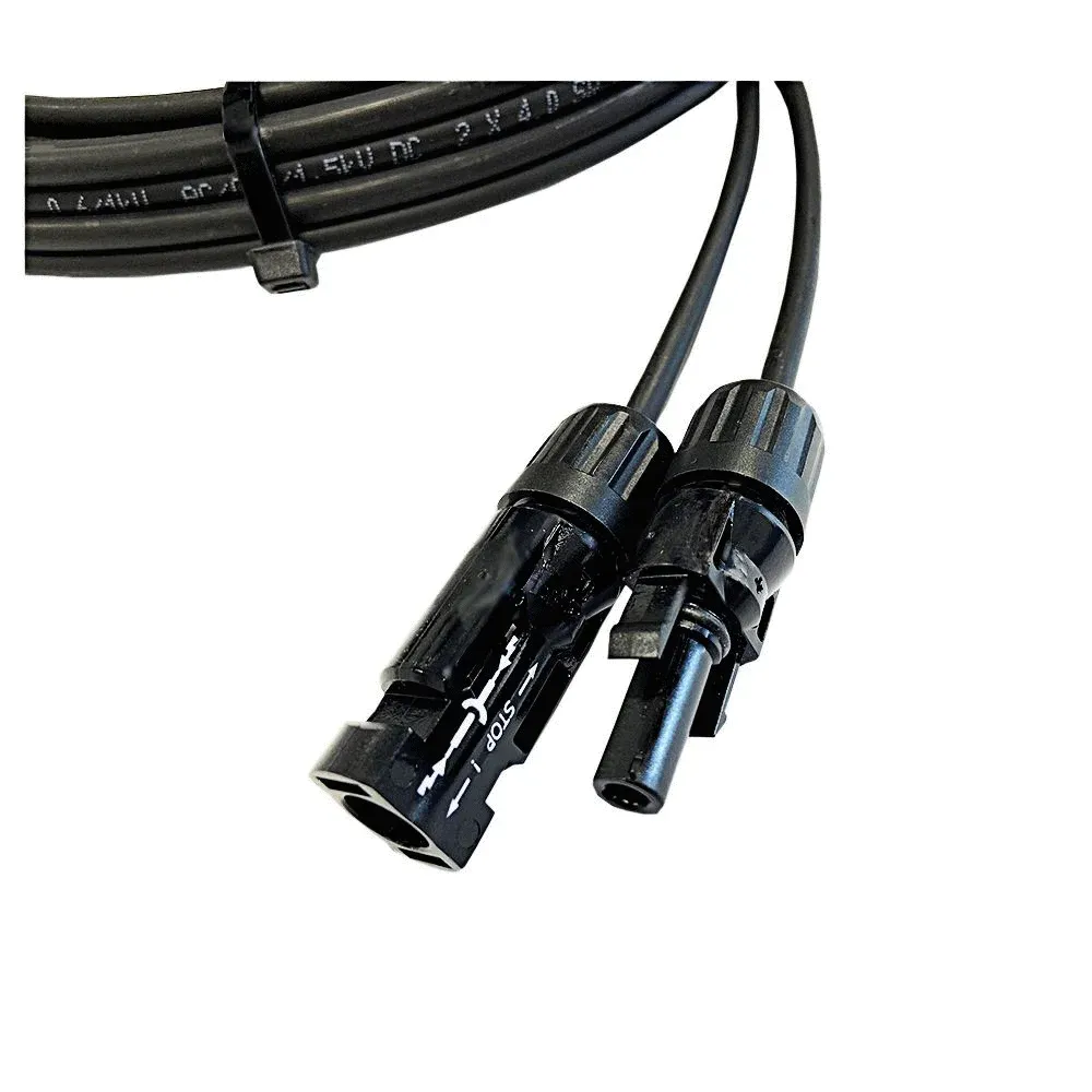 15m 4mm² Profi-Verbindungskabel Solarmodul MC4 zu Solarladeregler - MC4-Stecker und Buchse