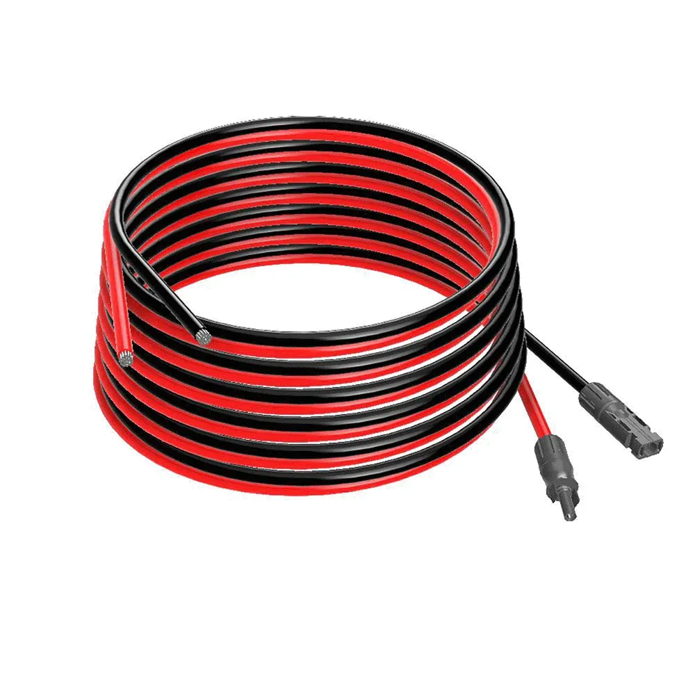 8m 6mm² Profi-Verbindungskabel Solarmodul zu Solarladeregler - Anschluss Solarmodul zu Laderegler
