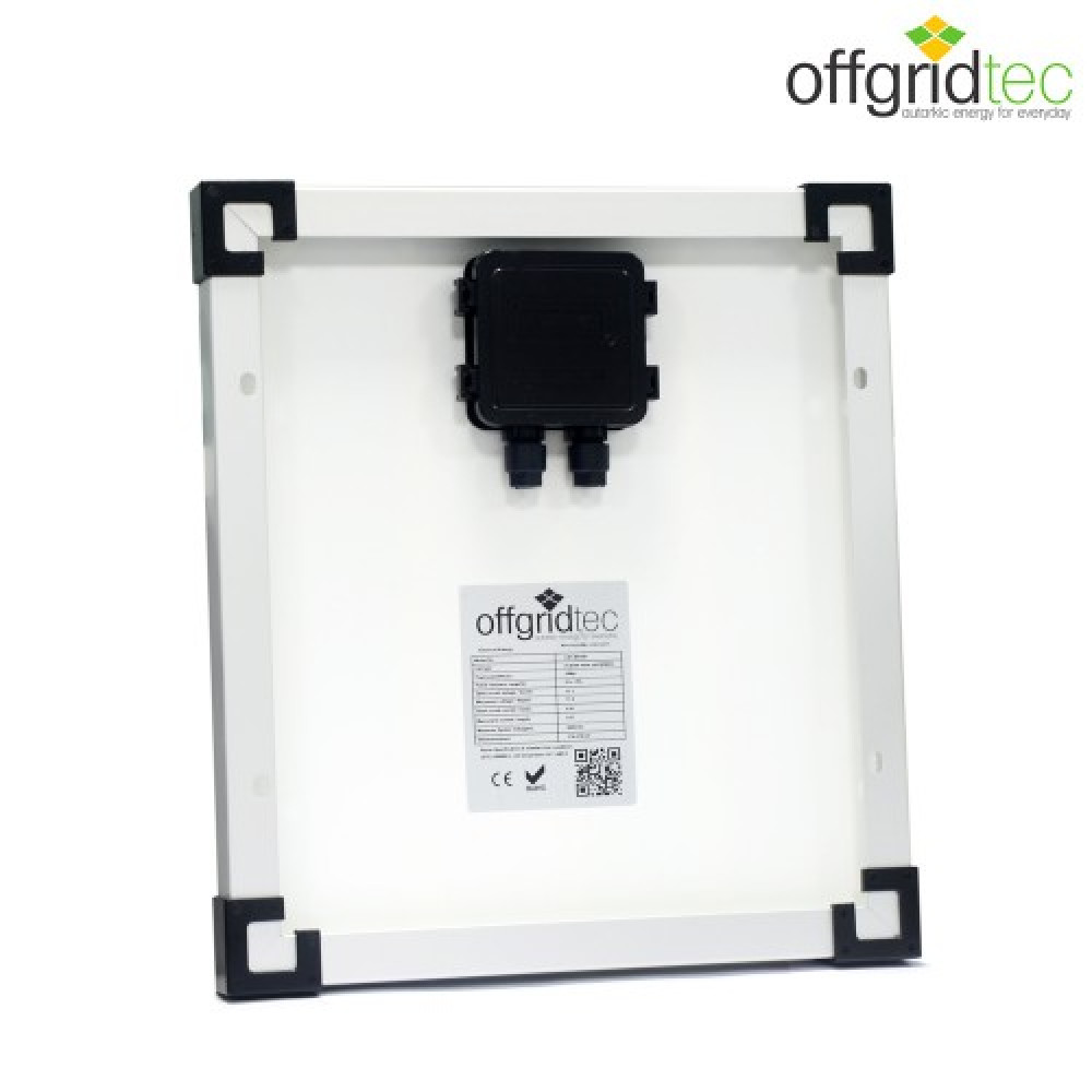 Rückseite 10 Watt Solarpanel mono Rückseite 10 Watt Solarpanel mono