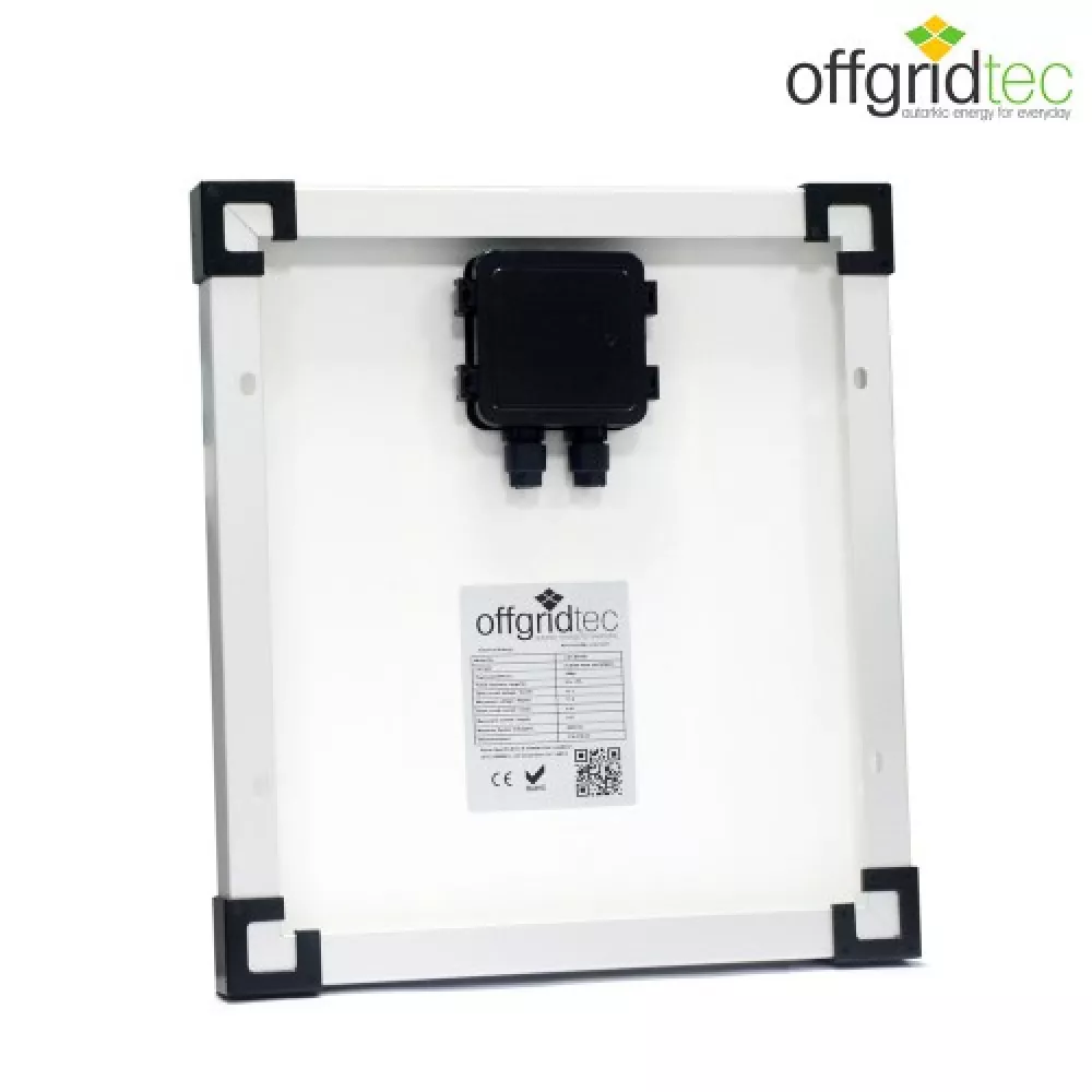Rückseite 10 Watt Solarpanel mono Rückseite 10 Watt Solarpanel mono