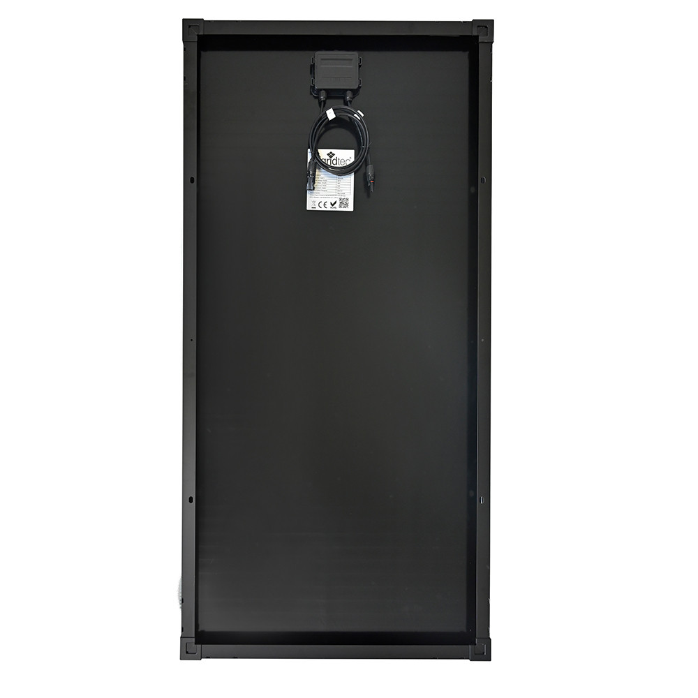 Rückseite 180 Watt 12V Solarmodul mit overlapping Schindeltechnologie von Offgridtec Rückseite 180 Watt 12V Solarmodul mit overlapping Schindeltechnologie von Offgridtec