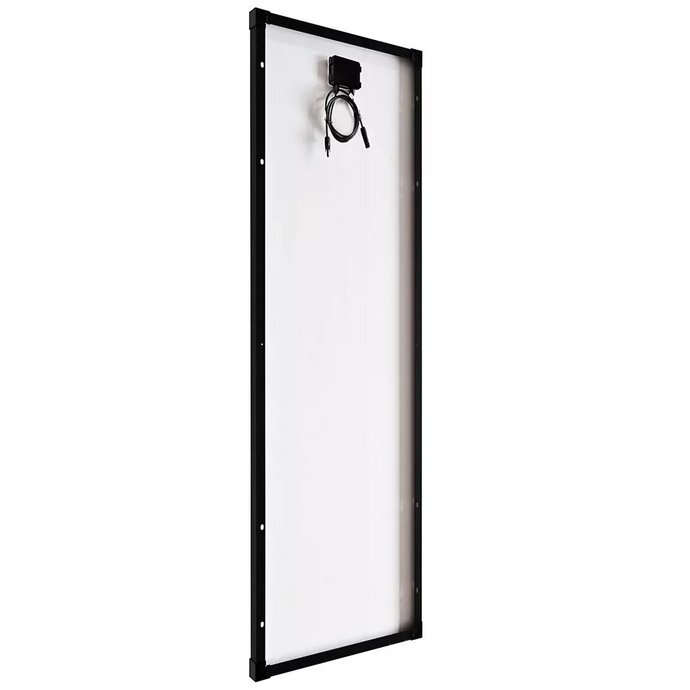 Rückseite 200W 30V Solarmodul monokristallin 11-Bus-Bar black frame Rückseite 200W 30V Solarmodul monokristallin 11-Bus-Bar black frame