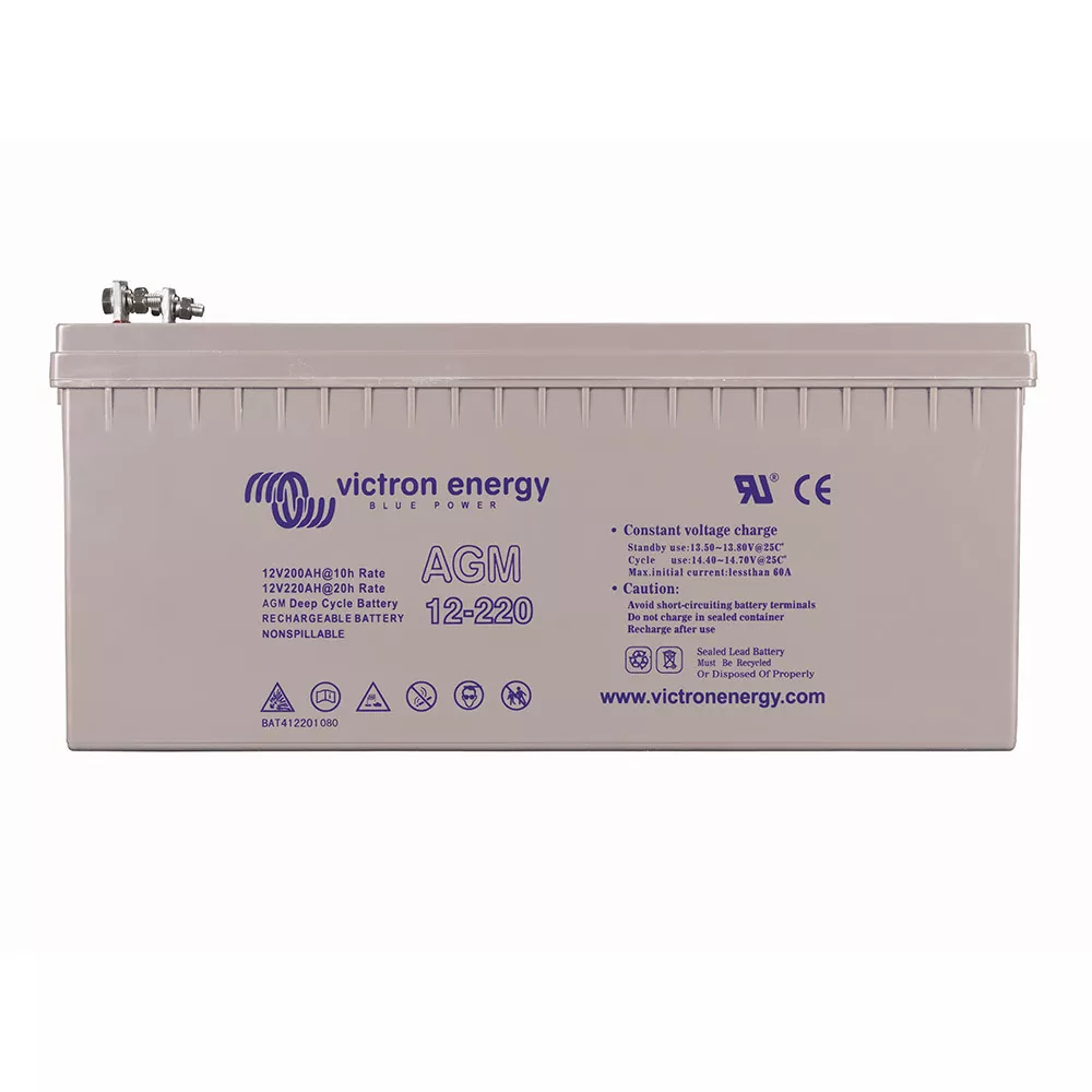 220Ah 12V AGM Deep Cycle Akku von Victron