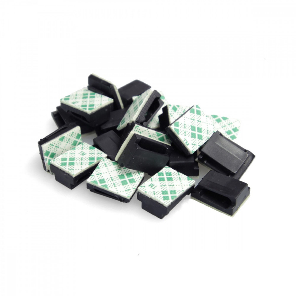 25 Stck. Kabel Clips selbstklebend Halterung Wohnmobil