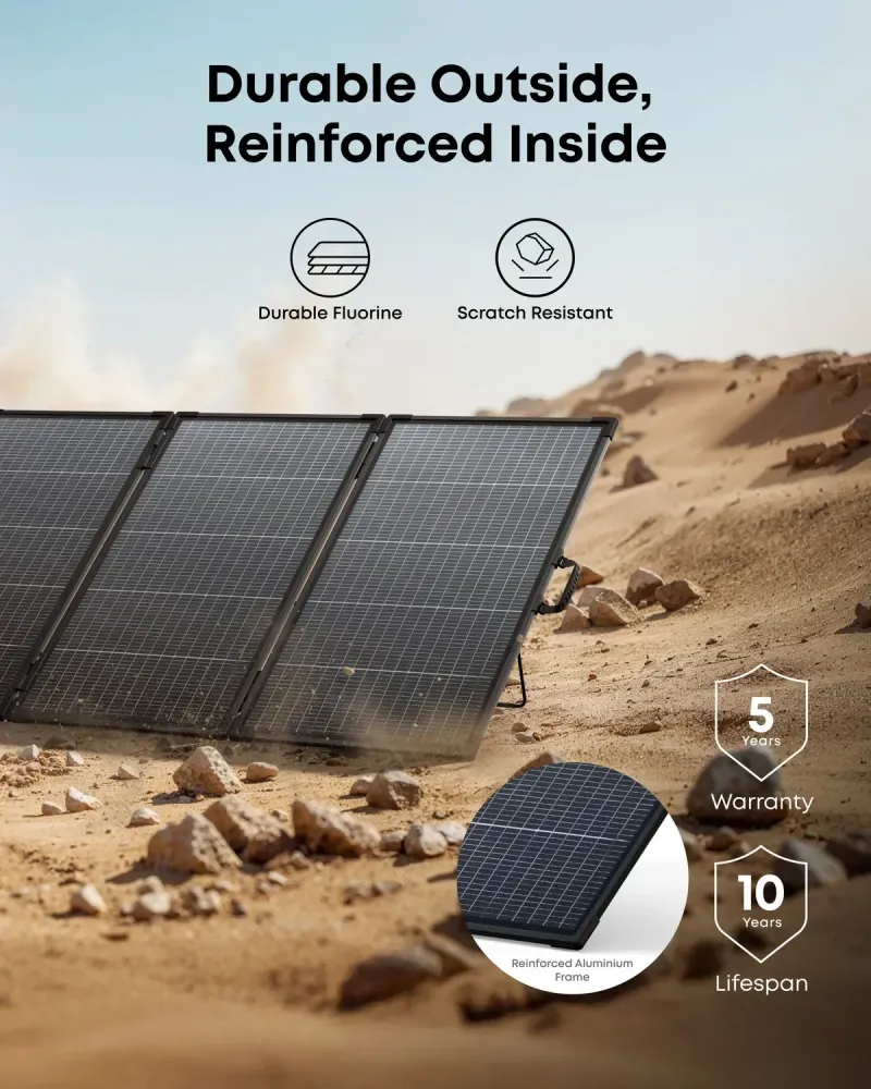 Anker SOLIX PS400 robuster Rahmen im Detail