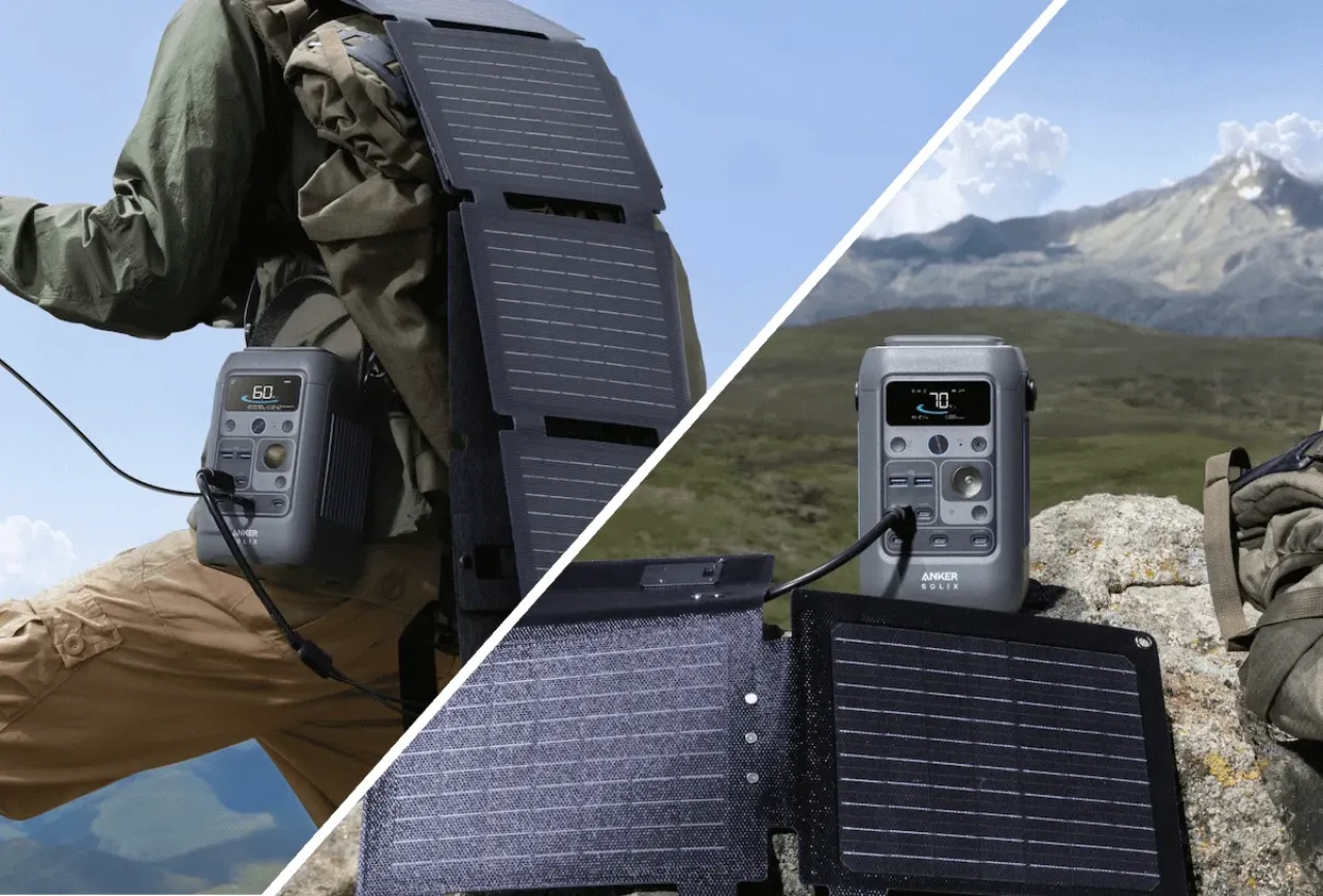 Solar-Laden der C300X DC – bis 100 W Solareingang im Set mit PS100