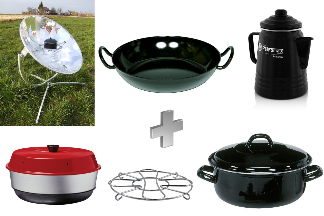 Spar-Angebot Solarkocher-Set Premium 11 für Koch- und Backbegeisterte Spar-Angebot Solarkocher-Set Premium 11 für Koch- und Backbegeisterte