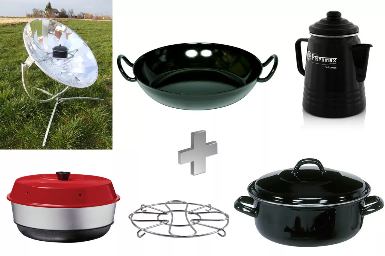 Spar-Angebot Solarkocher-Set Premium 11 für Koch- und Backbegeisterte Spar-Angebot Solarkocher-Set Premium 11 für Koch- und Backbegeisterte