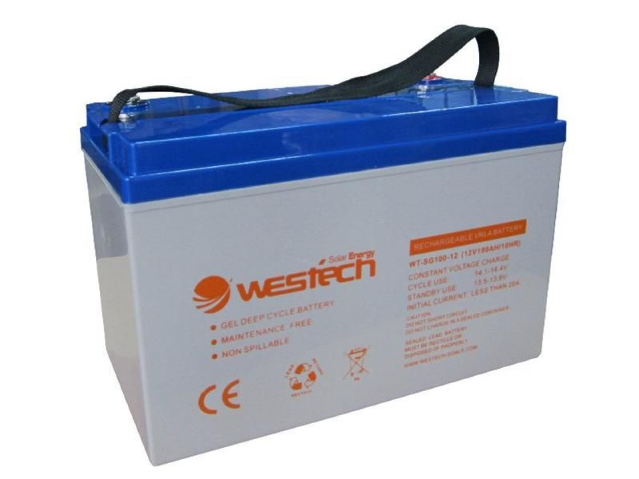 120Ah Gelakku 12V Solar Versorgungsbatterie WT-SG120-12 120Ah Gelakku 12V Solar Versorgungsbatterie WT-SG120-12