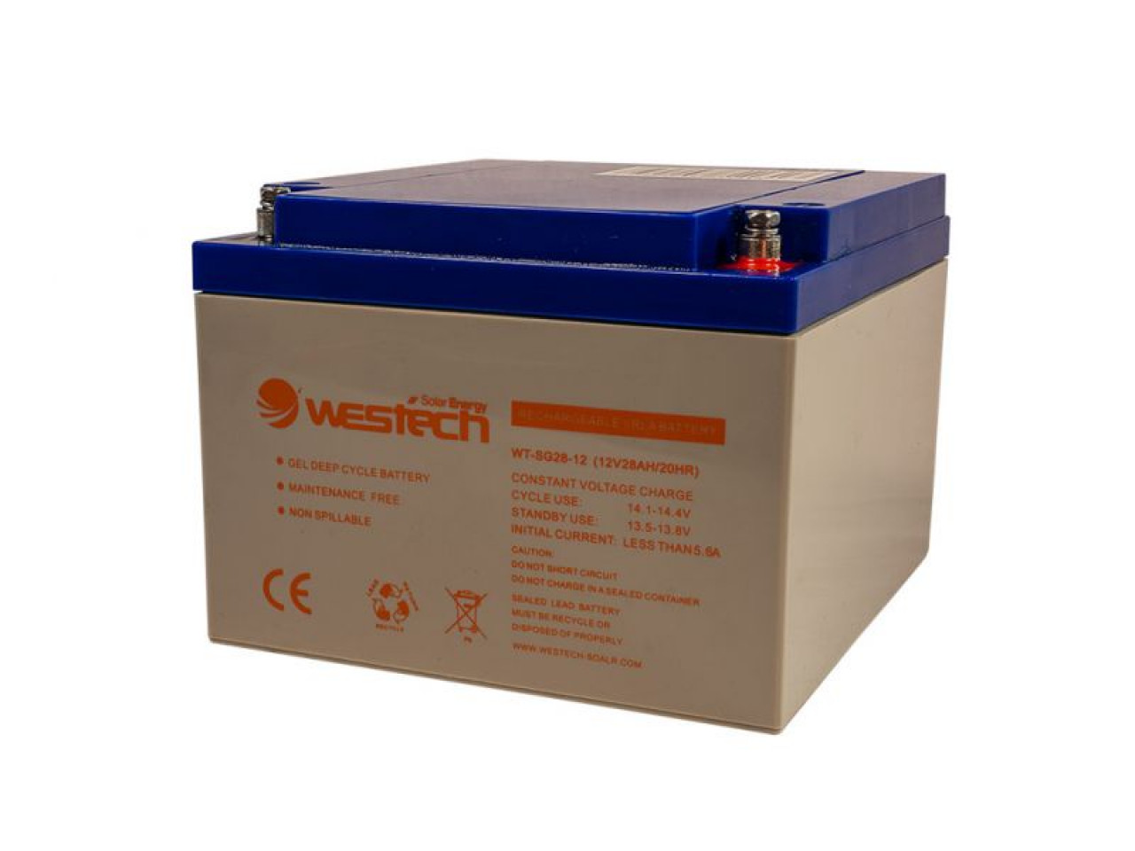 28Ah Gelakku 12V Solar Versorgungsbatterie WT-SG28-12 28Ah Gelakku 12V Solar Versorgungsbatterie WT-SG28-12