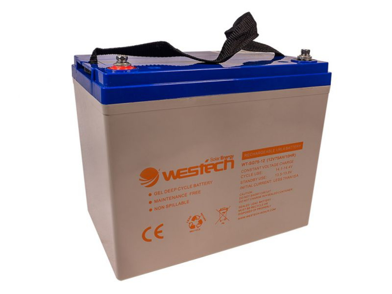 75Ah Gelakku Solarbatterie 12V 75Ah Gelakku Solarbatterie 12V