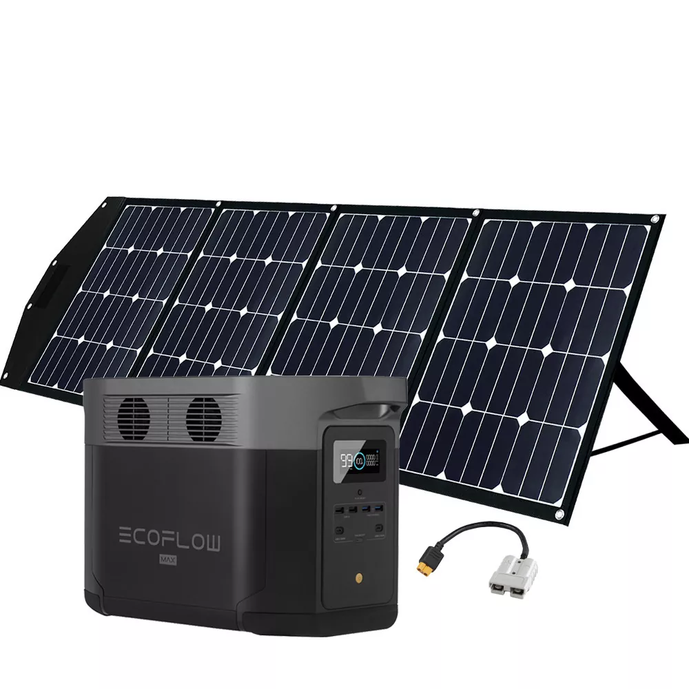 Spar-Set 180W Solartasche + Ecoflow Delta Max 1600 Powerstation