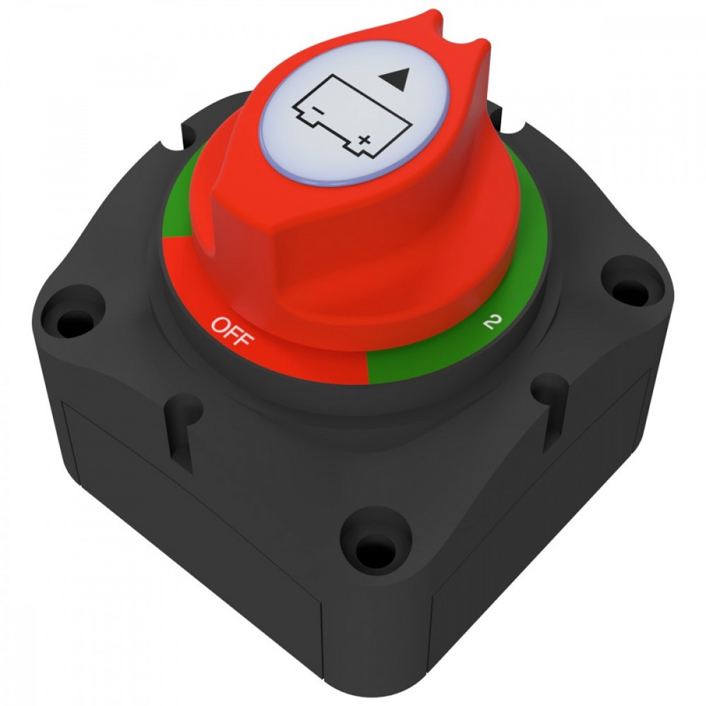 Batterie-Umschalter Wahlschalter für 2 Batterien Batterie-Umschalter Wahlschalter für 2 Batterien