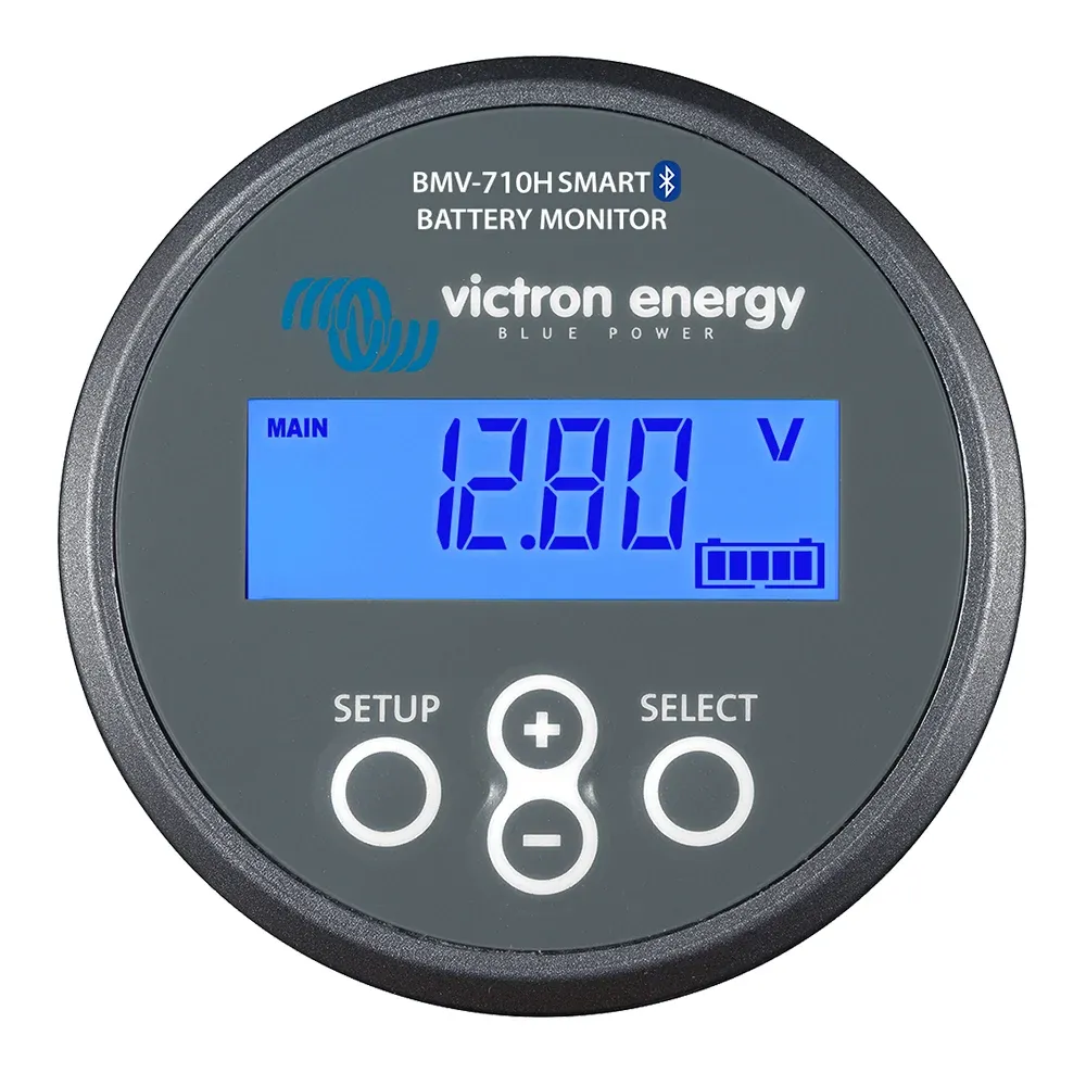Victron BMV-710H Smart Batteriemonitor Bluetooth 500A Shunt Relais Hoc - Frontansicht