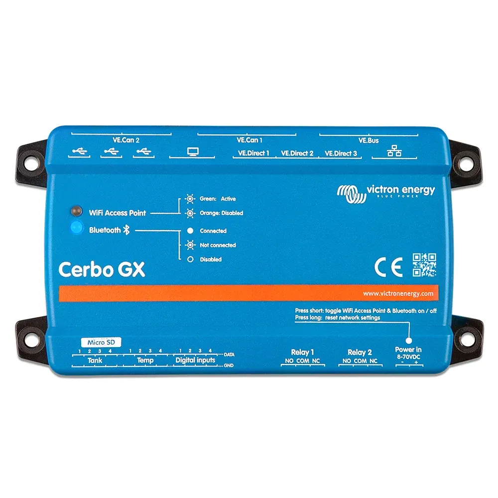 Victron Cerbo GX MK2 Kommunikationszentrale Systemüberwachung - Frontansicht