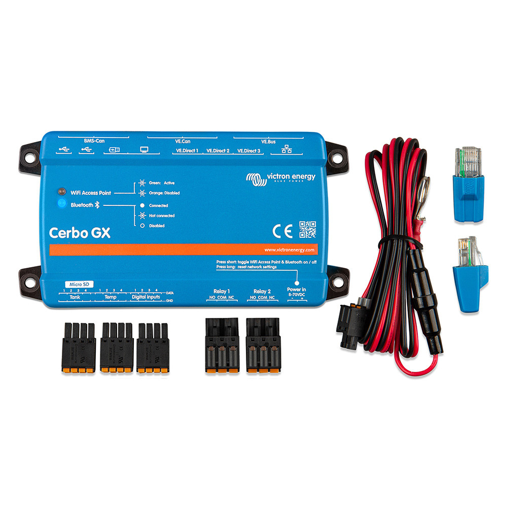 Lieferumfang Victron Cerbo GX Systemüberwachung Bedienpanel
