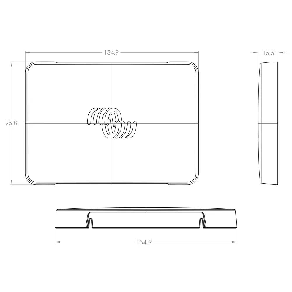 Victron GX Touch 50 Schutzabdeckung für 5 Zoll Display - Detail