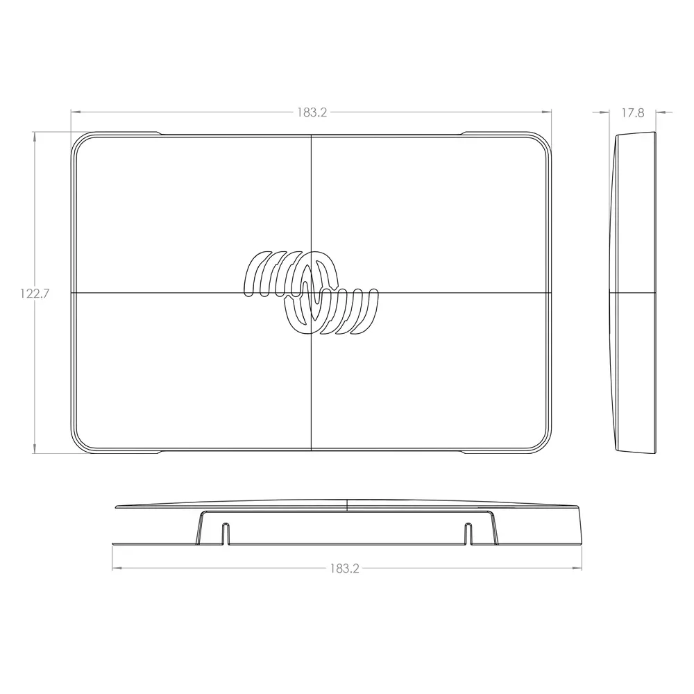 Victron GX Touch 70 Schutzabdeckung für 7 Zoll Display - Detail