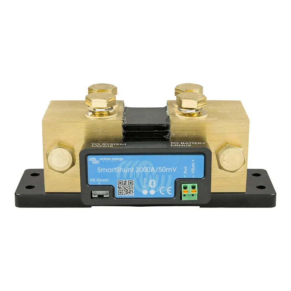 Victron SmartShunt 2000A/50mV Batteriemonitor Bluetooth VE.Direct - Ansicht schraeg