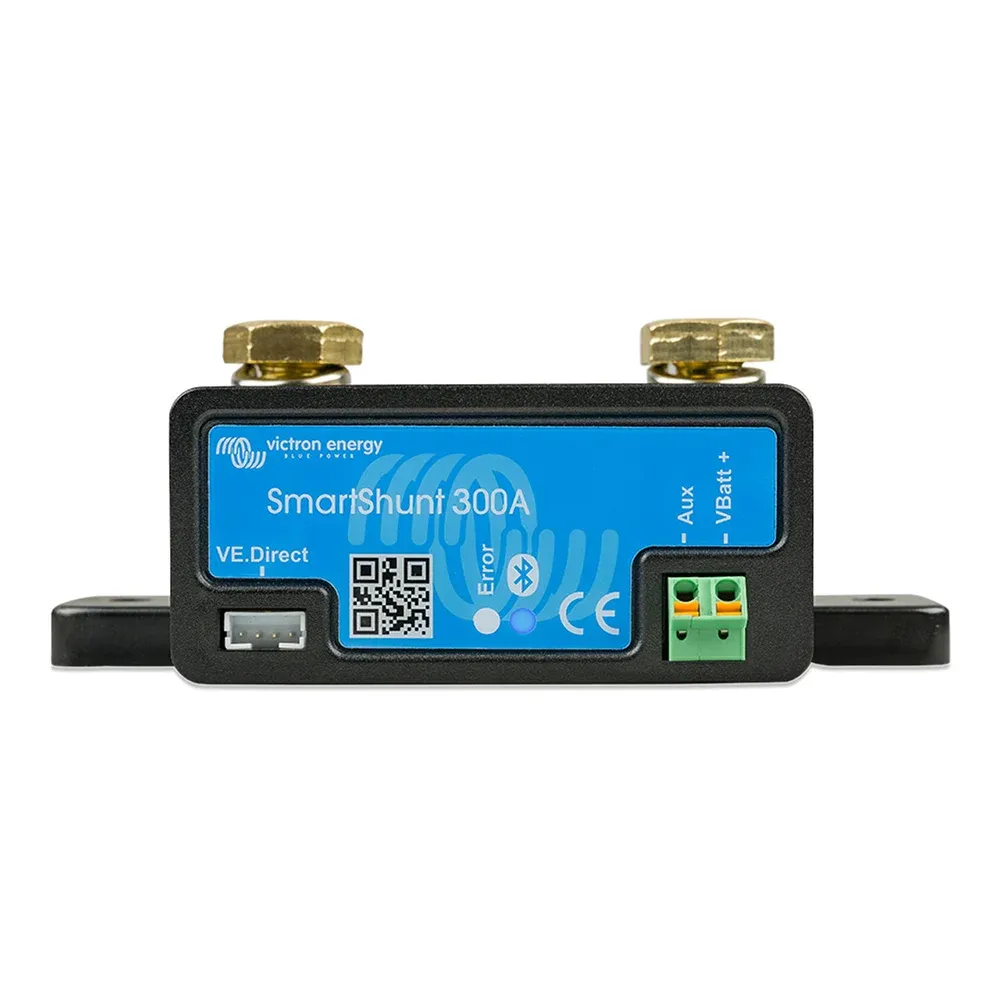 Victron SmartShunt 300A/50mV Batteriemonitor Bluetooth VE.Direct - Frontansicht